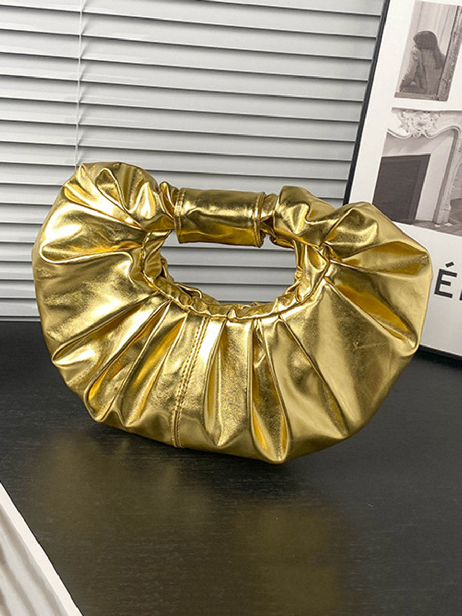 Geometric Pleated Evening Bags & Clutches