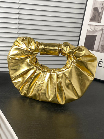 Geometric Pleated Evening Bags & Clutches