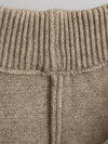 Urban Loose Solid Color Hooded High-Low Sweater Tops & Wide Leg Pants Two Pieces Set
