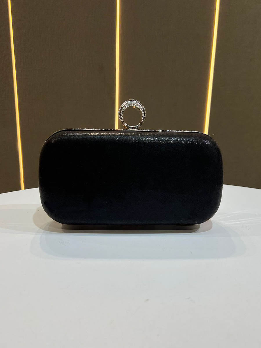 Chains Geometric Lock Rhinestone Shiny Crossbody Bags Evening Bags & Clutches