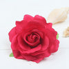 bohemian plaid flower cloth hair clip 1 piece