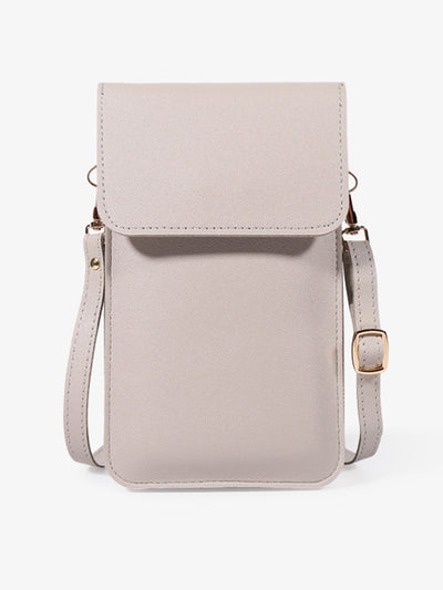PU Simple Solid Color Sling Bag Shoulder Bag
