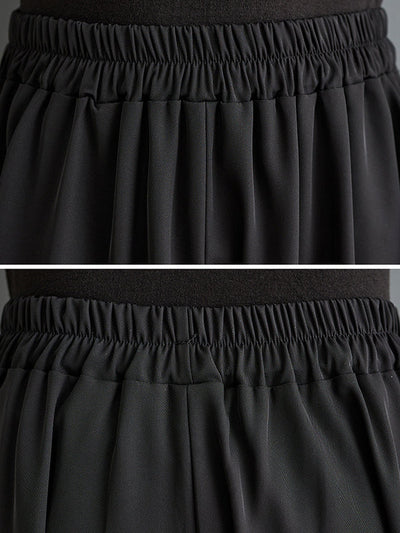 Harem Pants Irregular Clipping Split-Joint Striped Casual Pants Bottoms