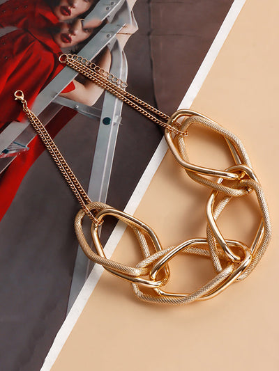 Chains Geometric Solid Color Necklaces Accessories