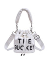 Drawstring Letter Print Crossbody Bags Handbags