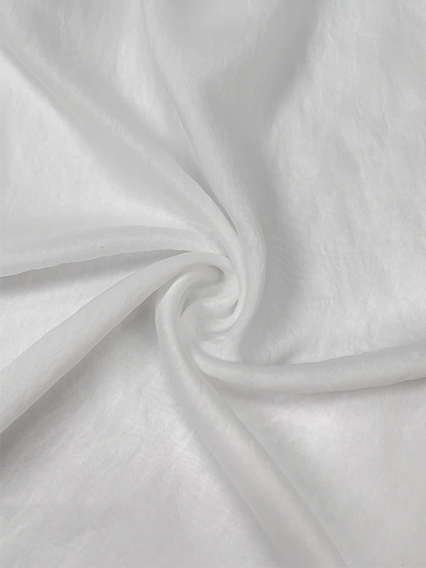 Half Sleeves High Waisted Pleated See-Through Solid Color Lapel Midi Dresses Shirt Dress