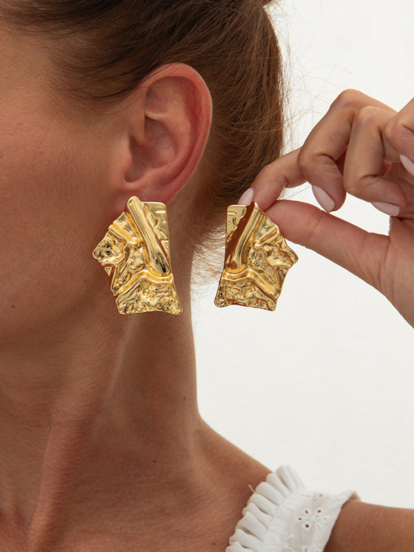 Normcore Geometric Drop Earrings
