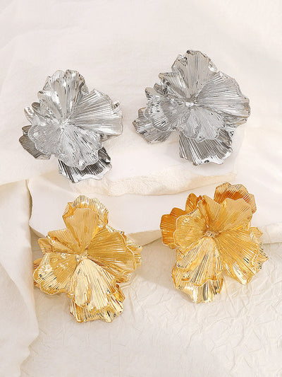 Flower Shape Drop Earrings