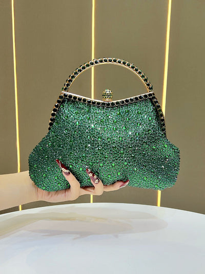 Chains Rhine Stones Evening Bags & Clutches Handbags