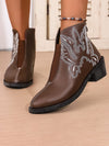 Elasticity Pointed-Toe Split-Joint Boots