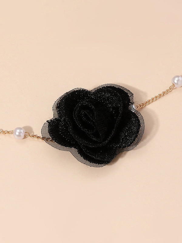 Three-Dimensional Flower Necklaces Accessories