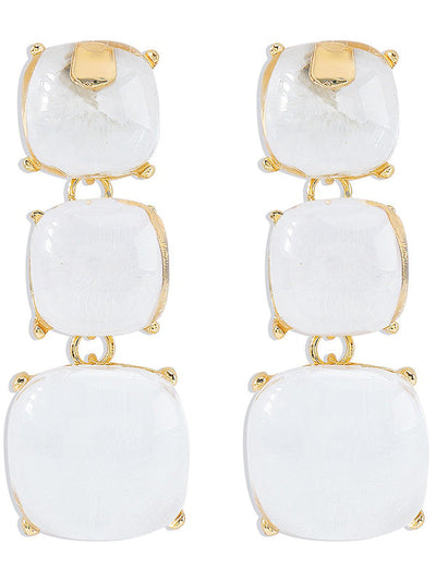 Geometric Drop Earrings Earrings Accessories