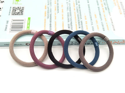 fashion solid color cloth hair tie