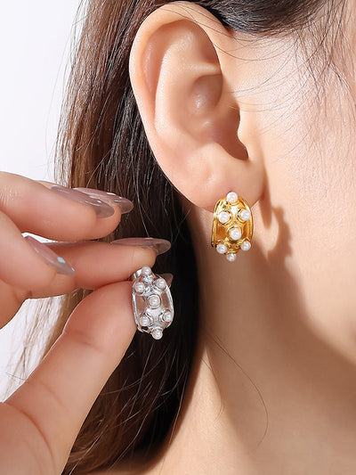 Geometric Drop Earrings