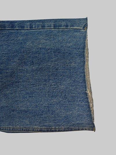 High Waisted Straight Leg Gradient Split-Joint Jean Pants Bottoms