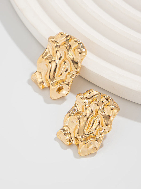 Normcore Geometric Drop Earrings