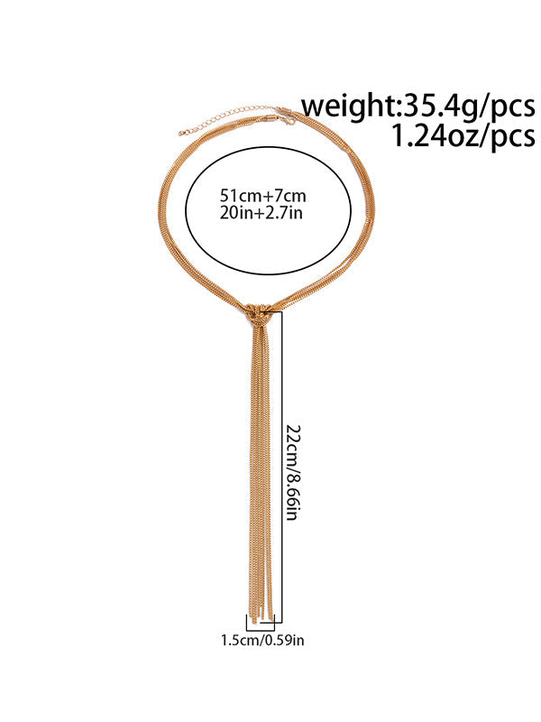 Tasseled Necklaces Accessories