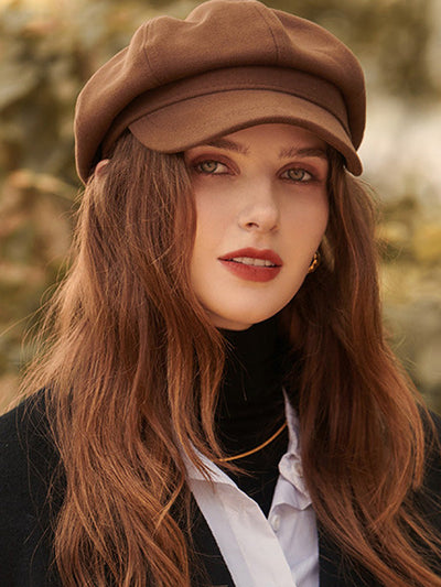 Simple 4 Colors Beret Hat