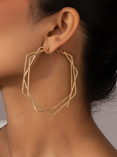 Geometric Drop Earrings