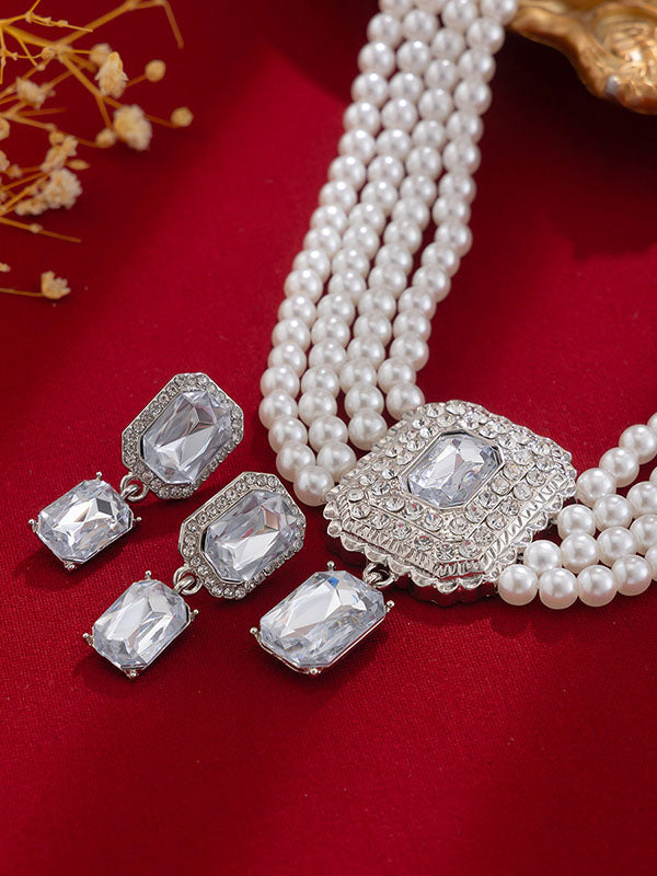 Geometric Drop Earrings Necklaces Accessories