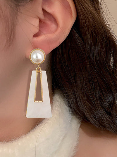Geometric Drop Earrings