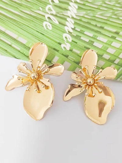 Irregularity Flower Shape Earrings Accessories