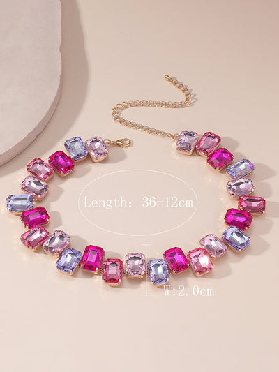 Chains Contrast Color Necklaces Accessories