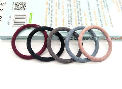 fashion solid color cloth hair tie
