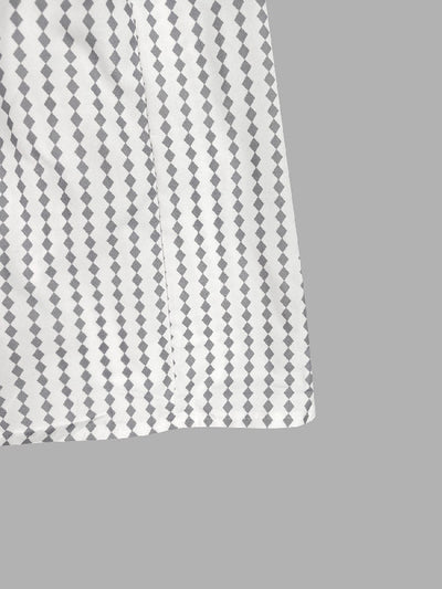 Long Sleeves Loose Buttoned Split-Side Striped Lapel Maxi Dresses Shirt Dress