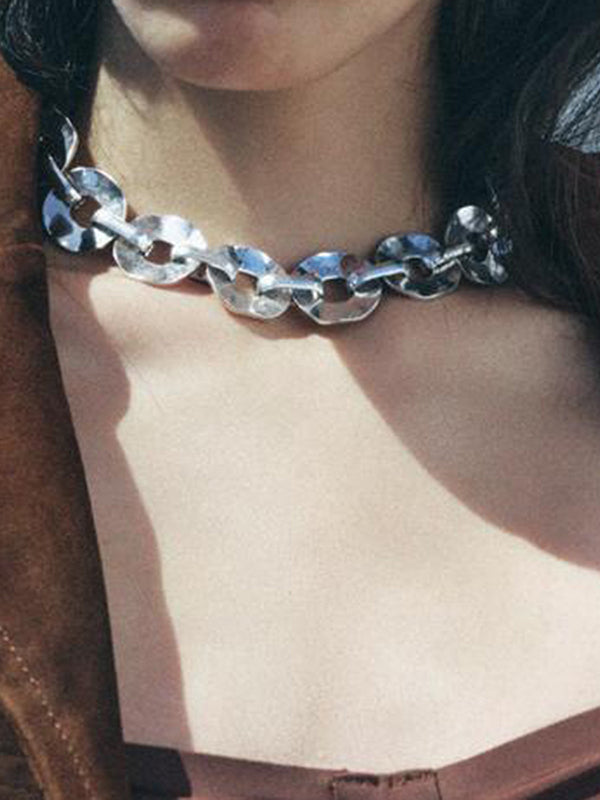 Normcore Chains Geometric Necklaces Accessories