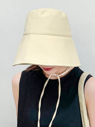 Going Out Solid Color Sun Protection Fisherman Hat