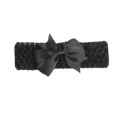 fashion bow knot polyester cotton hollow out hair band