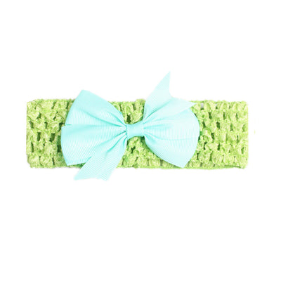 fashion bow knot polyester cotton hollow out hair band