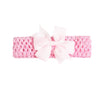 fashion bow knot polyester cotton hollow out hair band