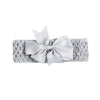 fashion bow knot polyester cotton hollow out hair band