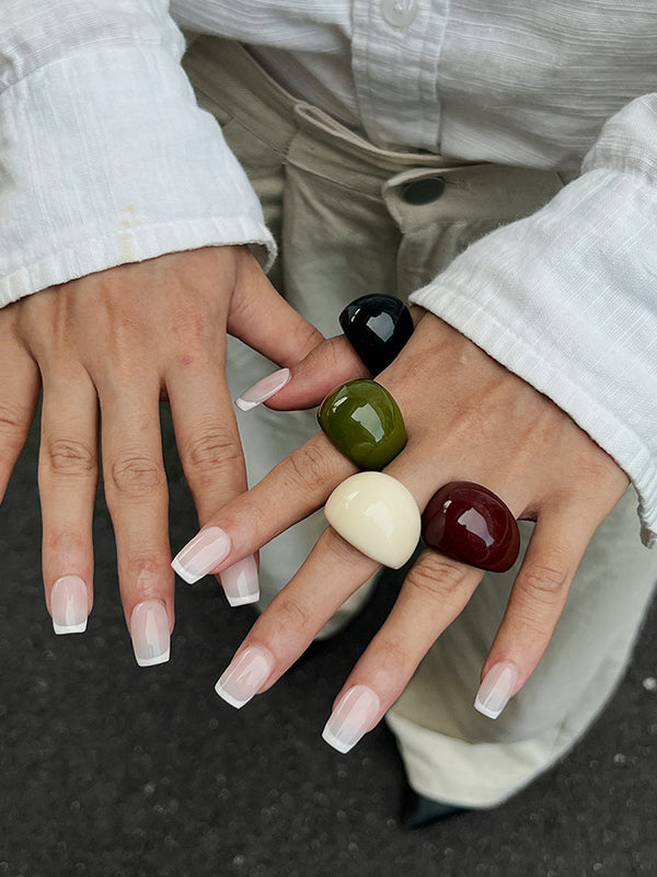 Geometric Shiny Bracelet Accessories Rings Accessories