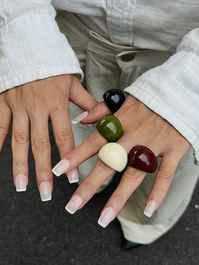 Geometric Shiny Bracelet Accessories Rings Accessories