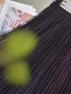 Urban A-Line Elastic Waist Mesh Pleated Skirts