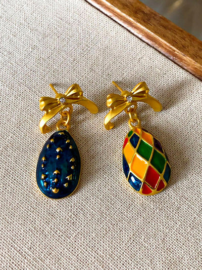 Geometric Drop Earrings