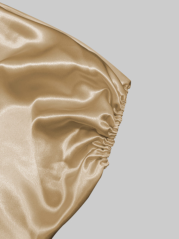 A-Line Half Sleeves Elasticity Flower Print Split-Front V-Neck Maxi Dresses