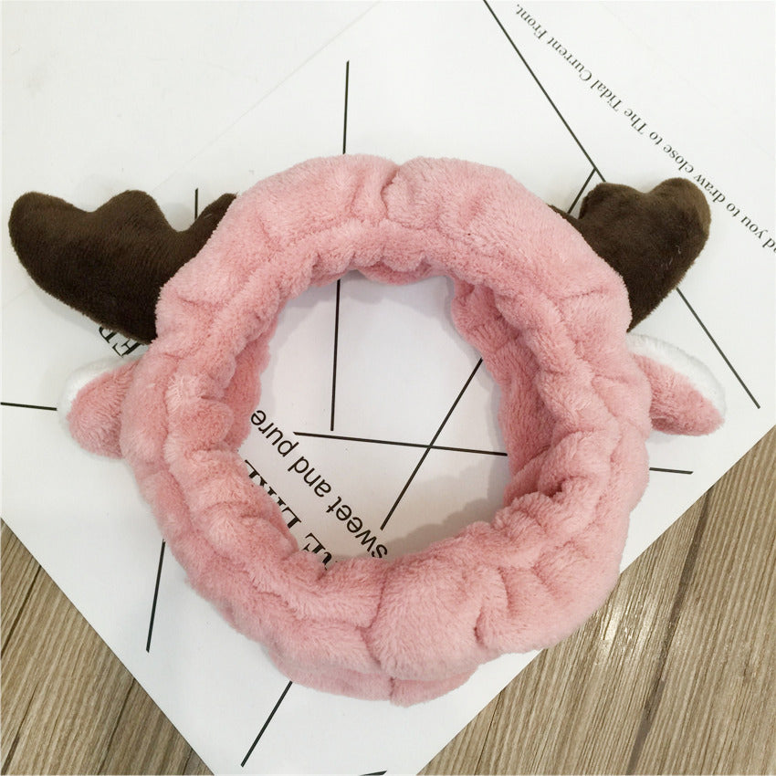 Christmas Vacation Simple Style Women'S Animal Cloth Hair Band