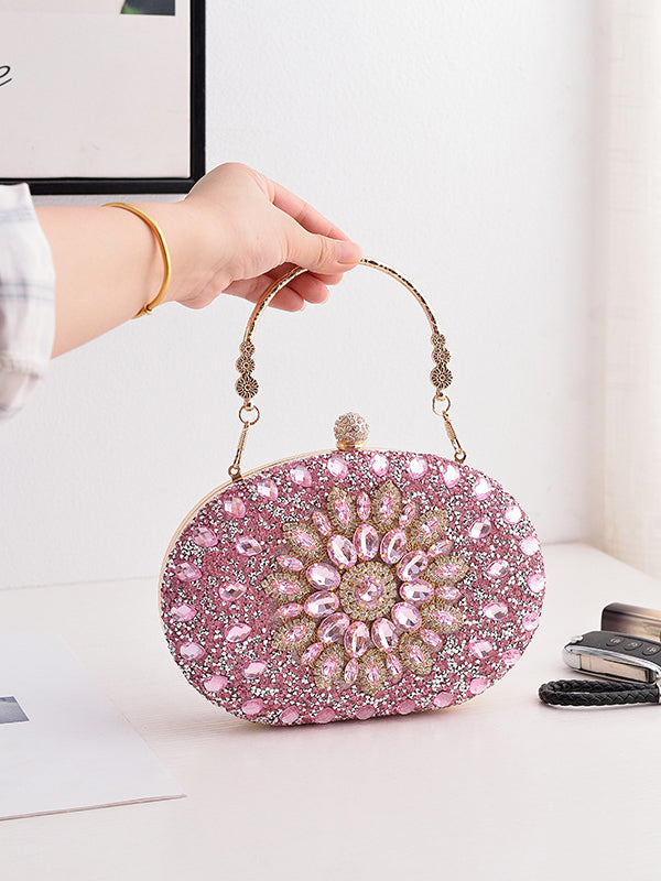 Geometric Shiny Split-Joint Bags Bags Accessories Handbags