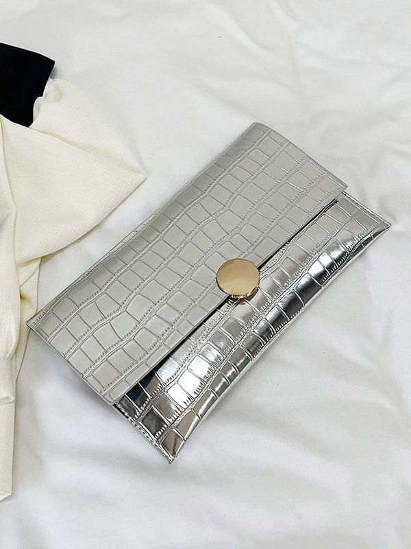 Geometric Shiny Split-Joint Bags Handbags