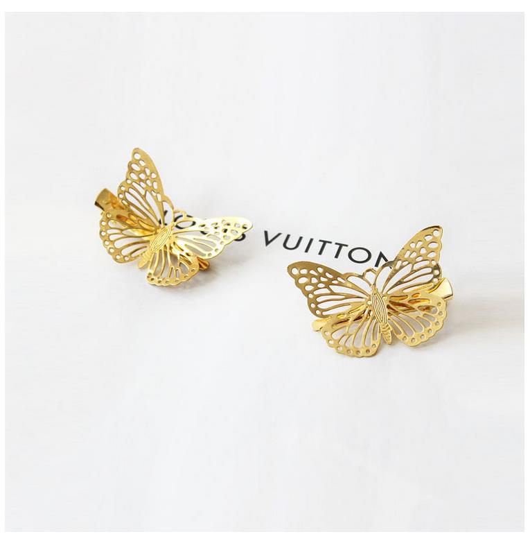 Women's Casual Simple Style Streetwear Butterfly Alloy Plating Hair Clip