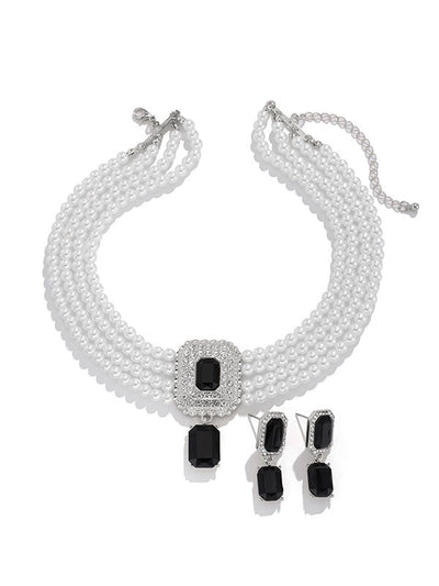 Geometric Drop Earrings Necklaces Accessories