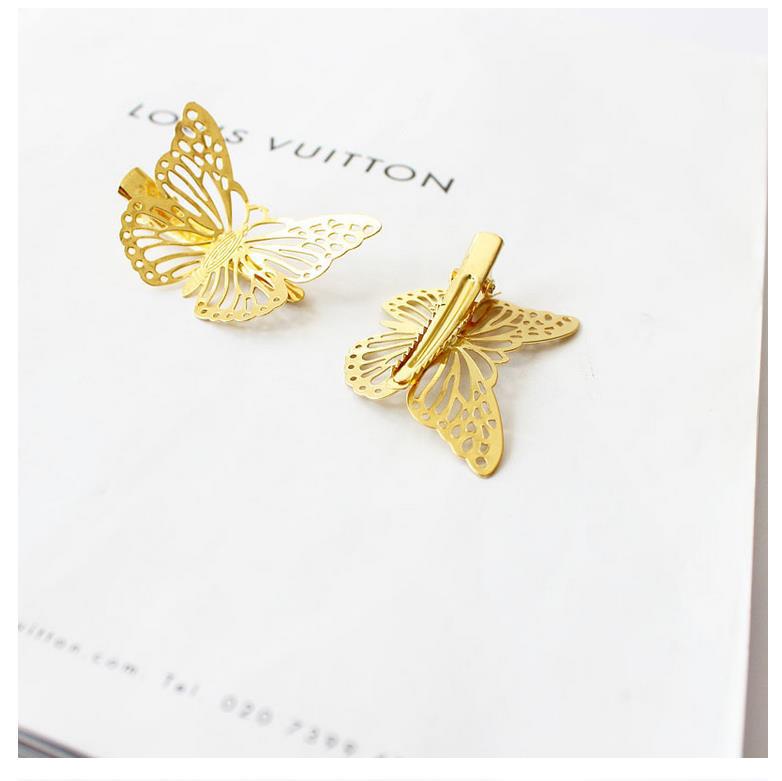Women's Casual Simple Style Streetwear Butterfly Alloy Plating Hair Clip