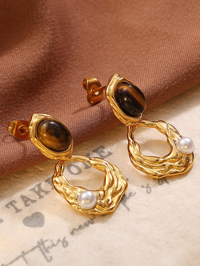 Geometric Drop Earrings