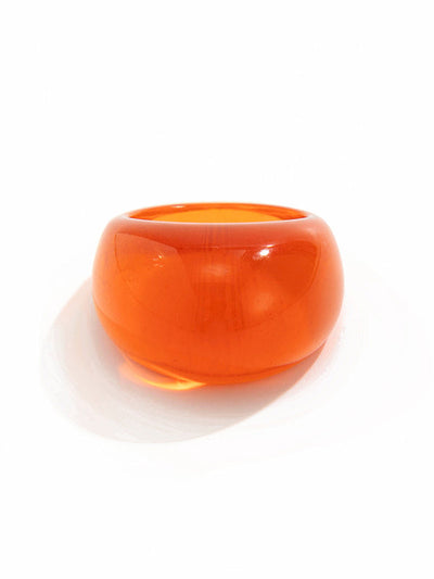 Geometric Transparent Rings Accessories