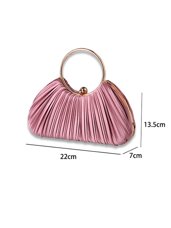Pleated Split-Joint Bags Handbags