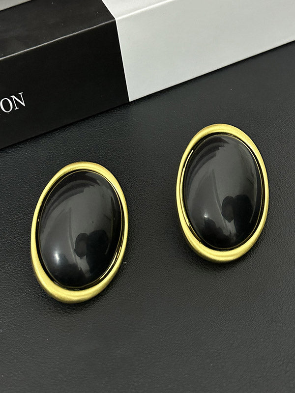 Geometric Split-Joint Earrings Accessories